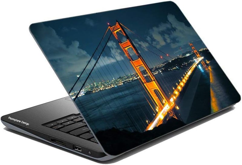 Paper Plane Design Laptop Skin for laptops, Skins Stickers Vinyl Decal Cover for All Models, MacBook Material and Adhesive Used, Multicolor Pattern505 - Image 1