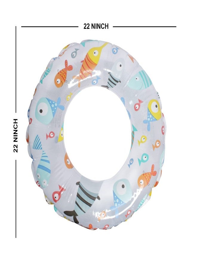 KYNA Inflatable Silicone Floating Swimming Pool Safety Ring/Tube for Kids Girls and Boys, Pack of 1 - Image 2