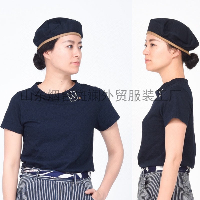 Directly Supplied from the Original Factory, Foreign Trade Clothing Cc45R with Crown Embroidery Short-Sleeve T-Shirt, Same Style Embroidered Bamboo Cotton Short-Sleeve Shirt - Image 3