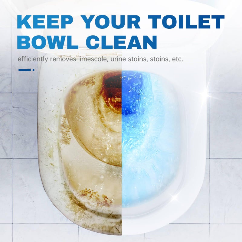 Vacplus Toilet Bowl Cleaners - 3 Pack, Automatic Long-Lasting Toilet Cleaner Bottles, Easy-to-Use & Powerful Cleaning - Image 2
