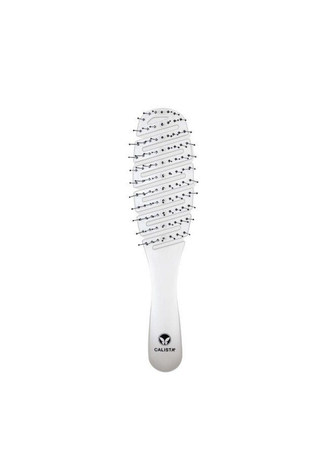Calista Smoothie Brush Wet Or Dry Hair Flex Brush For Detangling For All Hair Types (White) - Image 1