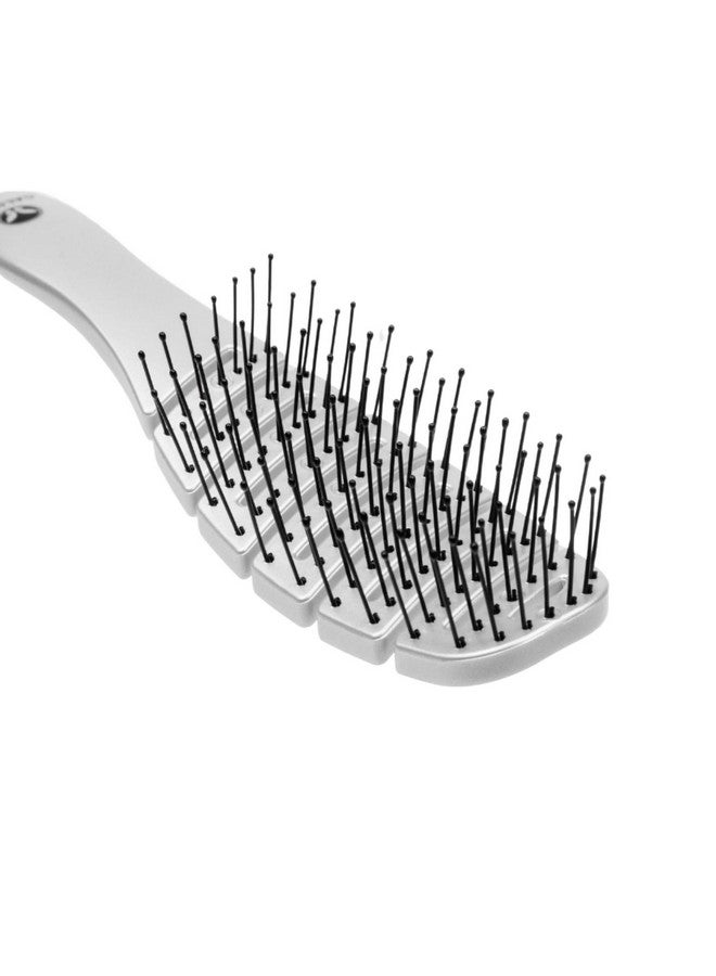 Calista Smoothie Brush Wet Or Dry Hair Flex Brush For Detangling For All Hair Types (White) - Image 2