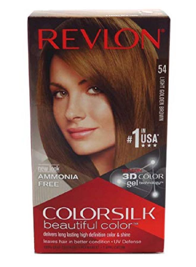 Revlon Colorsilk Hair Color 54 Light Golden Brown 1 Each ( Pack Of 3) - Image 1