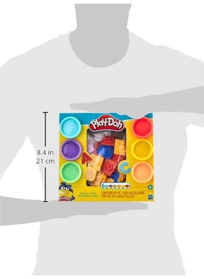 Play-Doh - Fundamentals Letters With 26 Letter Stamper Tools And 6 Colors Of - Image 1