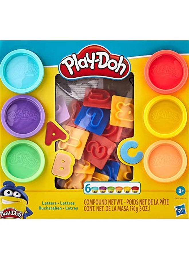 Play-Doh - Fundamentals Letters With 26 Letter Stamper Tools And 6 Colors Of - Image 1