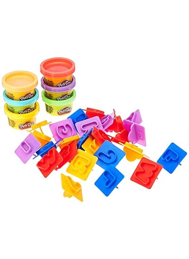 Play-Doh - Fundamentals Letters With 26 Letter Stamper Tools And 6 Colors Of - Image 1