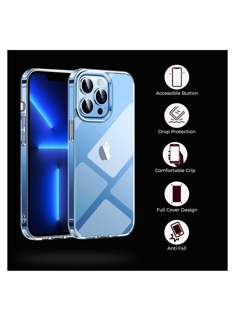 PRIMEEIGHT Transparent Crystal Clear For APPLE iPhone 11 Pro Case 5.8 inch Shockproof Curved Edges iphone 11 Pro Case - HD Clear Anti Scratch Protective Case - Image 2