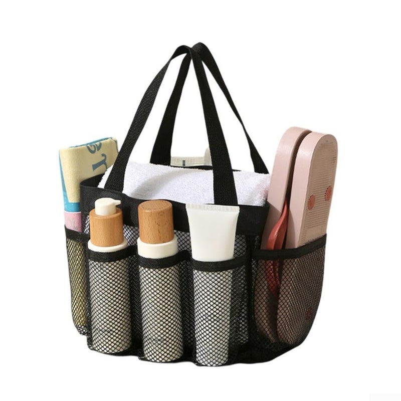 Large Mesh Shower Toiletry Bag With Pocket Hanging Hook Quick Dry Travel Gym - Image 2