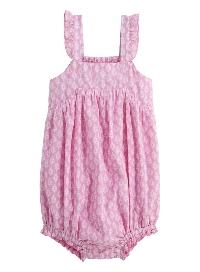 vineyard vines Baby Ruffle Tank Bubble, Cotton Candy White Cap, 3-6 - Image 1