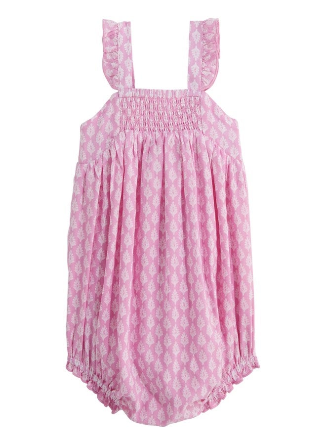 vineyard vines Baby Ruffle Tank Bubble, Cotton Candy White Cap, 3-6 - Image 2