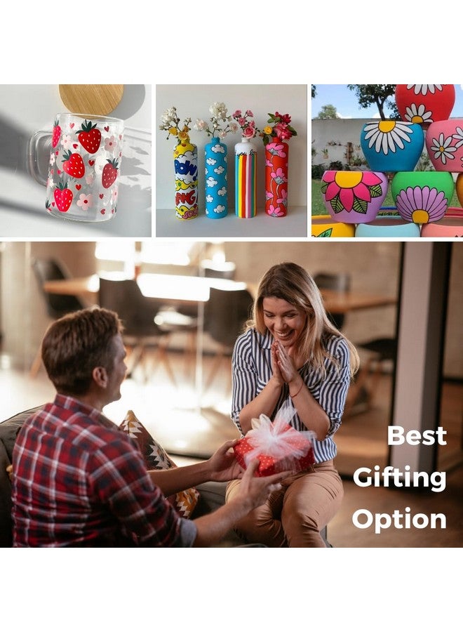 Oytra Paint Marker Pens Permanent Waterproof Oil Based Individual pens Works and All Surfaces, Wood, Fabric, Steel, Glass (Red) - Image 5