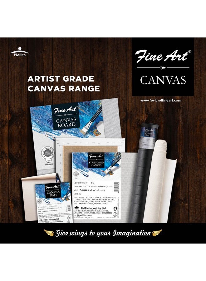Fine Art Pidilite Fevicryl Fine Art Canvas Pad for Painting, 100% Cotton Canvas Pad, Ideal for Acrylic & Oil Painting, (10 Sheets of 18 X 24) - Image 5