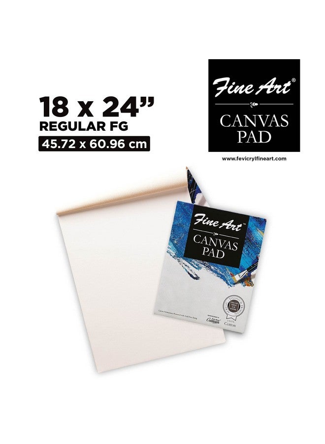 Fine Art Pidilite Fevicryl Fine Art Canvas Pad for Painting, 100% Cotton Canvas Pad, Ideal for Acrylic & Oil Painting, (10 Sheets of 18 X 24) - Image 3