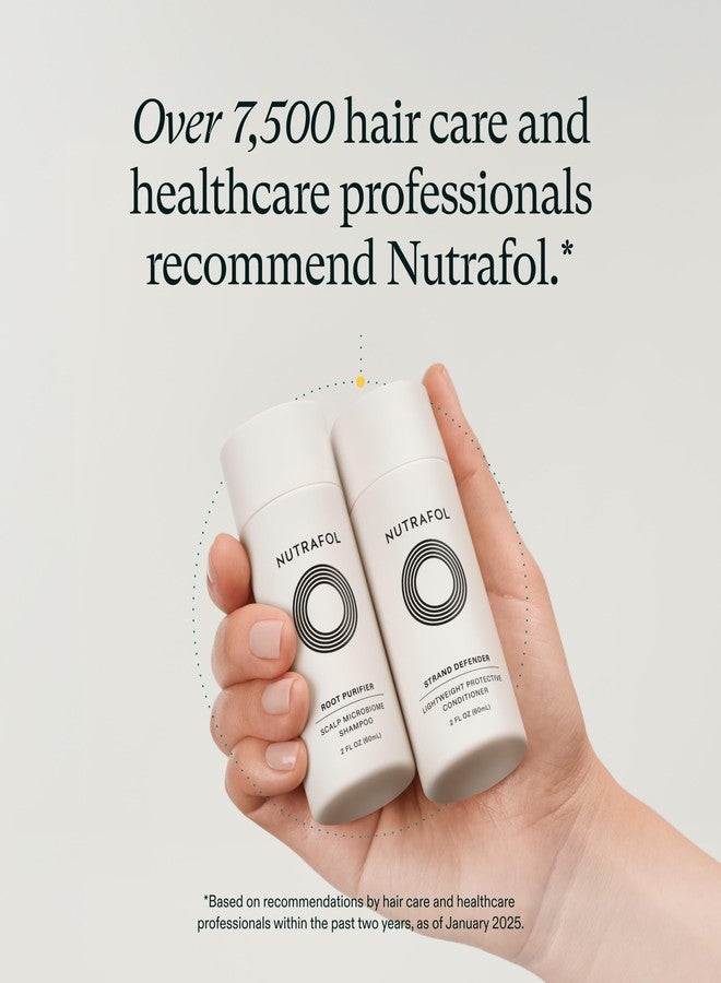 Nutrafol Shampoo and Conditioner, Full of Strength Gift Set in Travel Size, Cleanse and Protect Hair and Scalp, Improves Hair Volume, Strength and Texture, Physician-formulated - 2 Fl Oz Bottles - Image 2