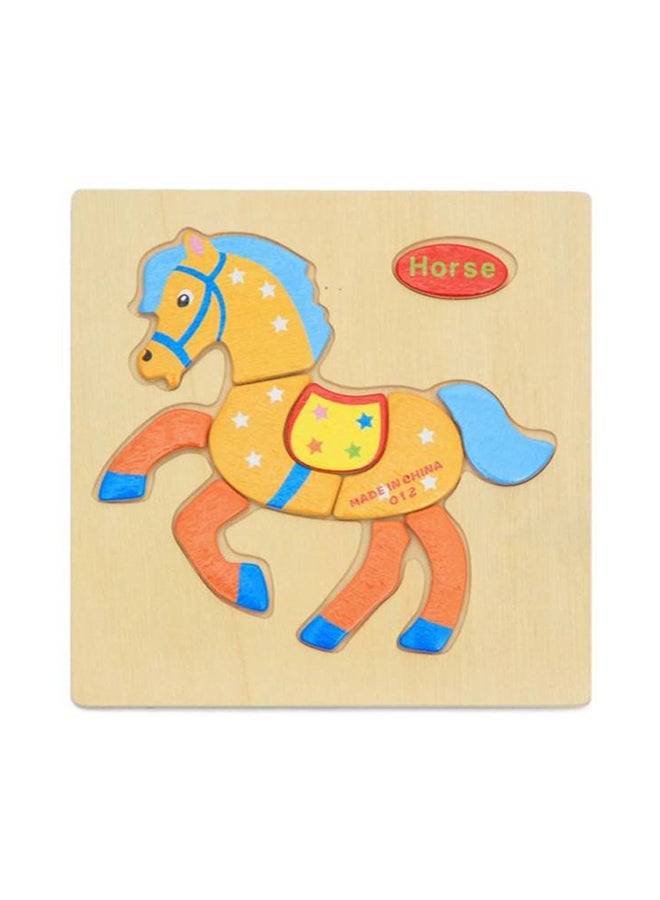 لعبة تركيب الصور المقطعة الخشبية ثلاثية الأبعاد مكونة من 4 قطع - Image 4