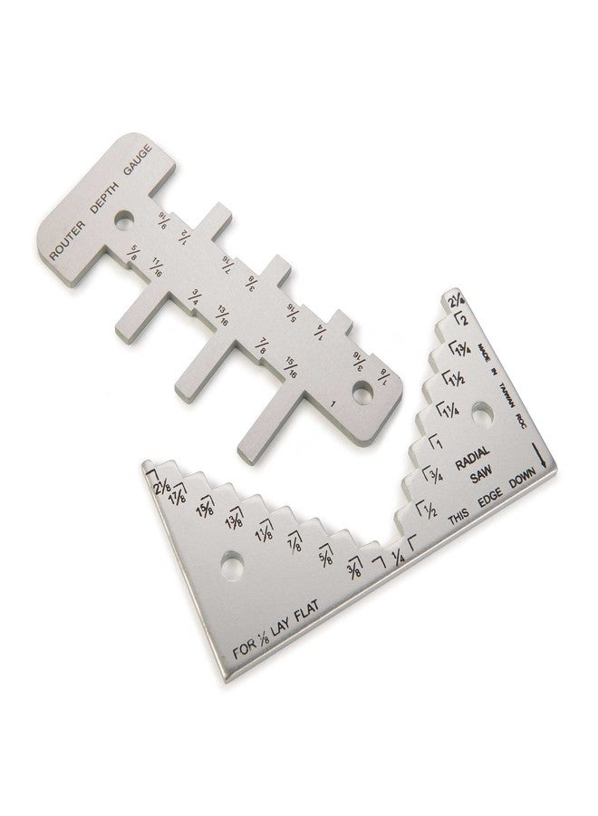 وودريفير مجموعة من 2 مقياس عمق المنشار وجهاز التوجيه من Woodriver - Image 1