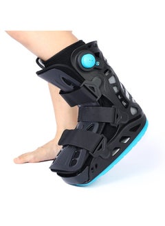 Inflatable Walker Boot, Air Cam Walker Fracture Boot, Short Walker Brace Walking Boot Orthopaedic Boot for Sprained Ankle, Foot Pain Recovery, Stress Fracture, Broken Foot, Achilles Tendonitis (Large)