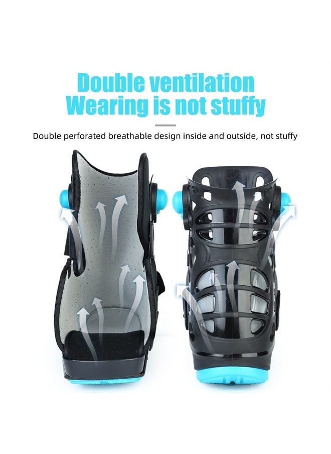 GHORTHOUD - Inflatable Walker Boot, Air Cam Walker Fracture Boot, Short Walker Brace Walking Boot Orthopaedic Boot for Sprained Ankle, Foot Pain Recovery, Stress Fracture, Broken Foot, Achilles Tendonitis (Large) - Image 1