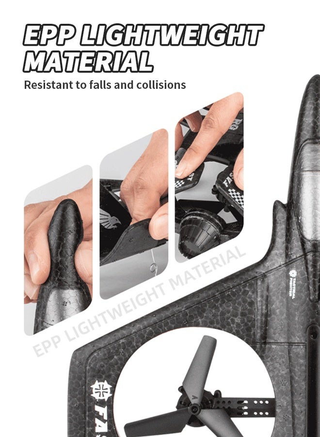 Remote Control RC Plane, Foam Quadcopter Fighter, Easy-to-Fly Glider with Headless Mode & Aerial Stunts for Kids & Adults - Image 5