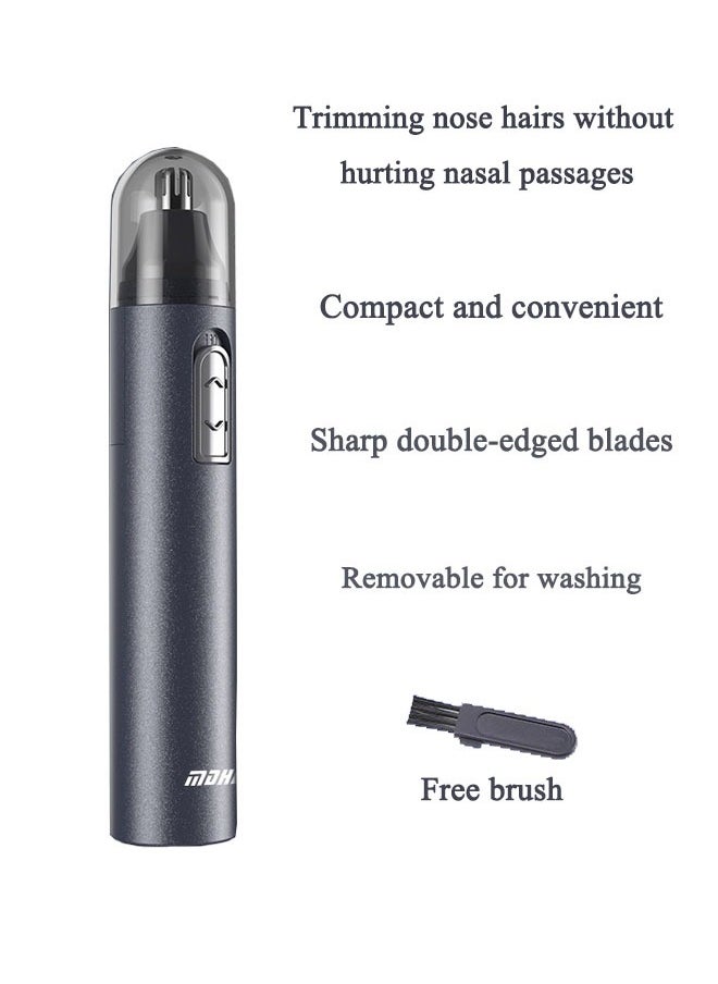 MDHL - MDHL Ear and Nose Hair Trimmer Clipper Painless Eyebrow and Facial Hair Trimmer for Men and Women, Battery-Powered for Easy Cleaning - Image 1
