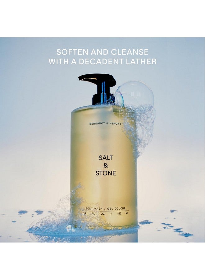 Salt & Stone Body Wash with Antioxidants for Deep Moisture | For Women & Men, Sulfate, Paraben, & Dye Free, Leaving Skin Soft and Hydrated - 15.2 fl oz - Image 2