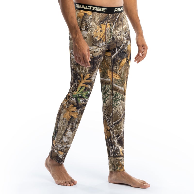 Realtree Men's Polyester Performance Baselayer Thermal Underwear Long Johns Bottom, Realtree Edge Camo, X-Large - Image 4