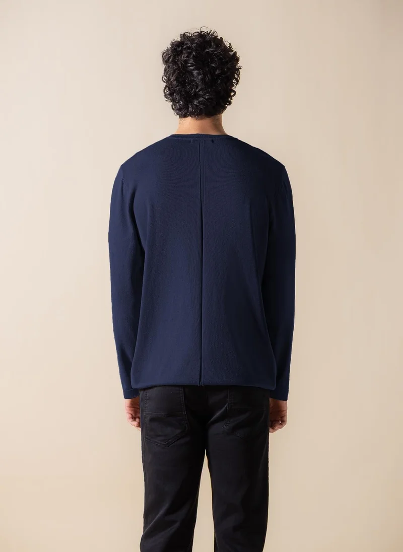 SHAPES FINE KNIT HENLEY T-SHIRT