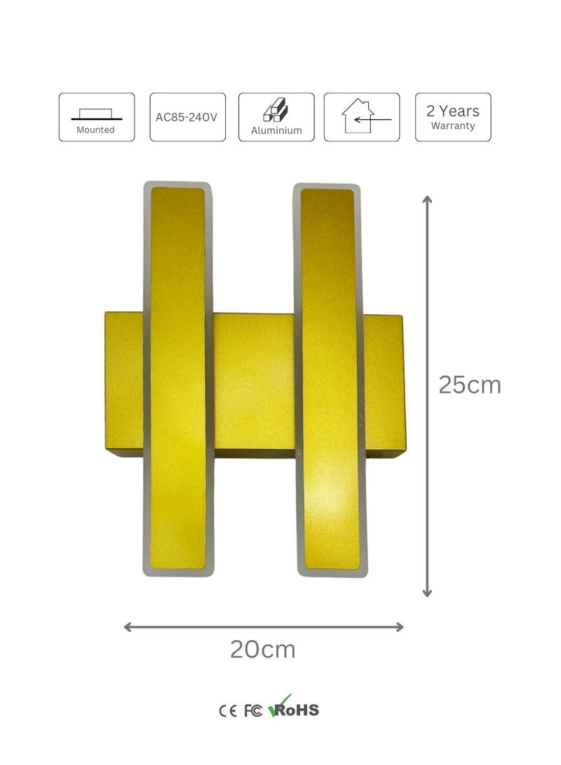 Target Modern LED Wall Lamp 2 Heads for Bedroom Bedside Living Room - Image 3
