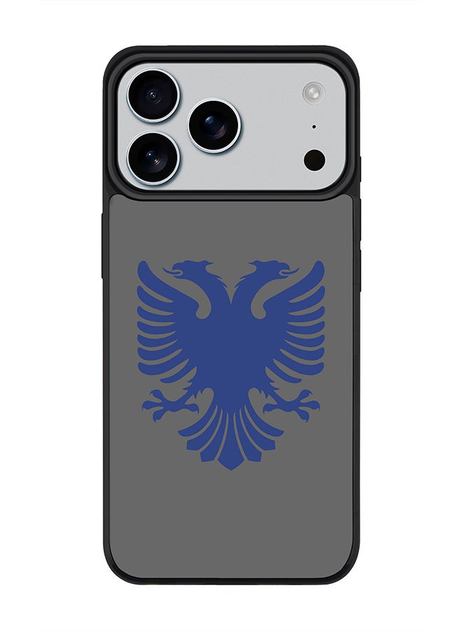 Stylizedd iPhone 17 Pro Max Case, [Compatible with MagSafe] Slim Magnetic cover Phone Case iPhone 17 Pro Max -Albanian Eagle - Image 1