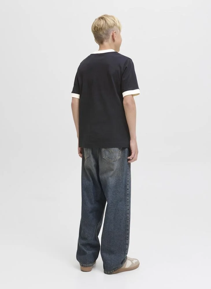 جاك وجونز جونيور Youth Printed Crew Neck T-Shirt