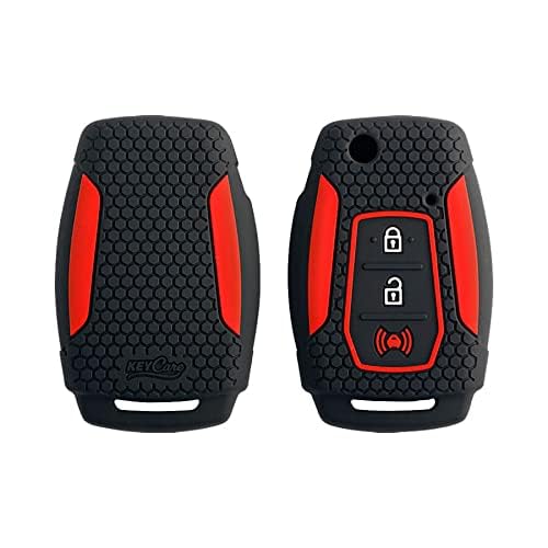 CARMATE Silicone Car Key Cover KC-25 Fit for ( Alturas G4, Xuv 300 )-Black - Image 2