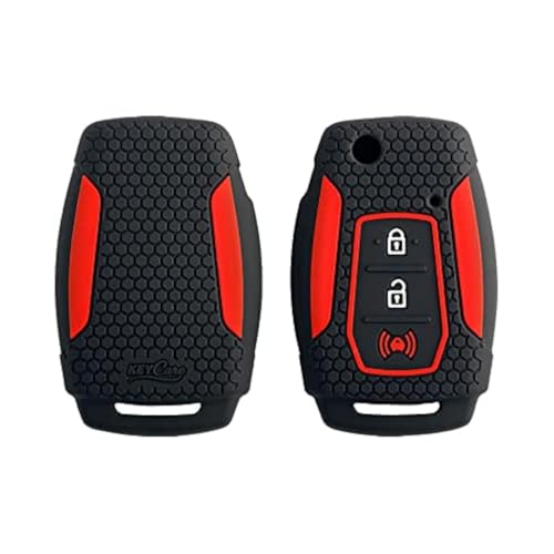 CARMATE Silicone Car Key Cover KC-25 Fit for ( Alturas G4, Xuv 300 )-Black - Image 1