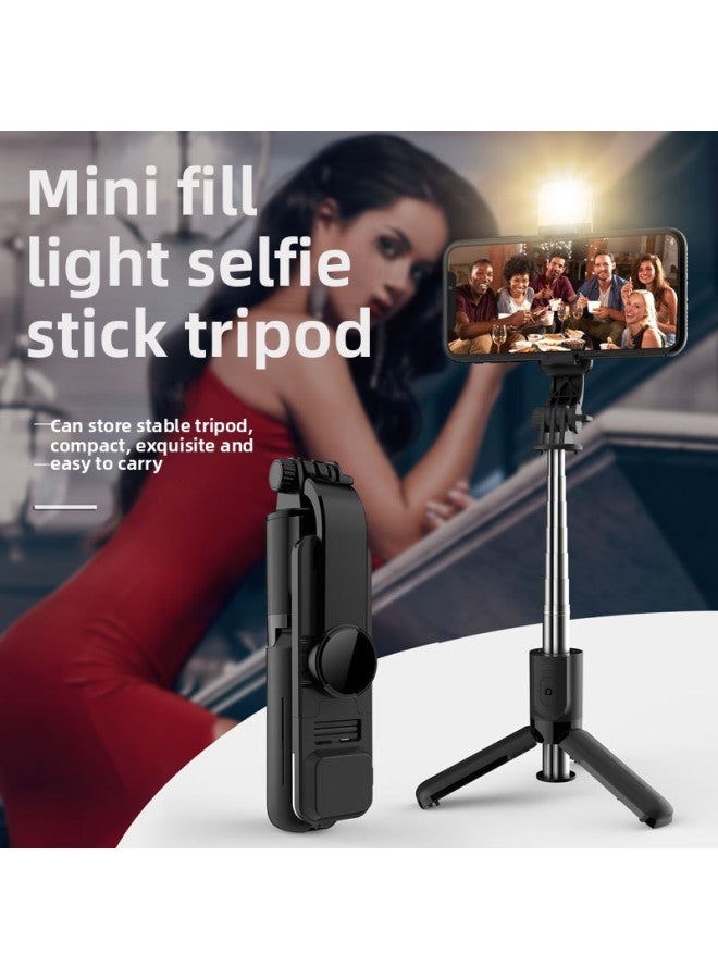 Loquat L10S Bluetooth Selfie Stick Mini Portable Handheld Live Mobile Phone Stand Desktop Tripod Small Accessories NCC-Colour:L11 Mini Selfie Stick Black (including Remote Control)  - Image 4