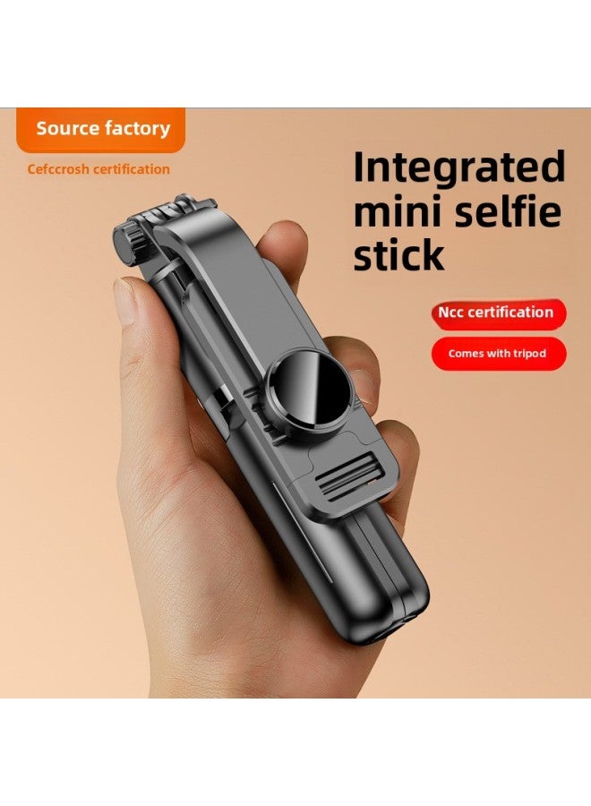 Loquat L10S Bluetooth Selfie Stick Mini Portable Handheld Live Mobile Phone Stand Desktop Tripod Small Accessories NCC-Colour:L11 Mini Selfie Stick Black (including Remote Control)  - Image 2