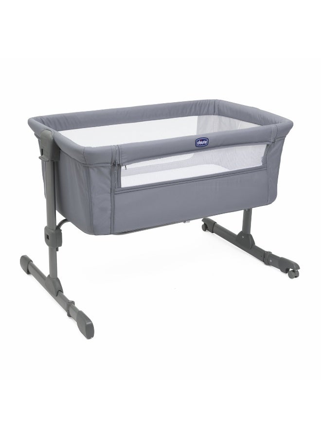 Chicco | Co-Sleeping Crib | Next2Me Essential Stone Grey - Image 1