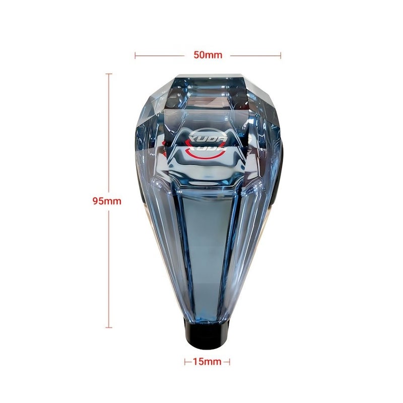 Crystal Shift Lever Compatible With Toyota Plug And Play LED Gear Shifter With Side Scratch Transmission Knob Green - Image 4