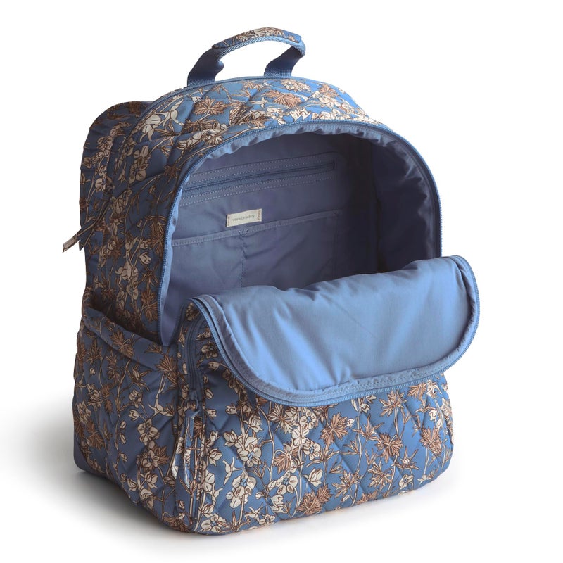Vera Bradley Women's Bancroft Backpack - Performance Twill, Larkspur Delphinum, One Size - Image 4