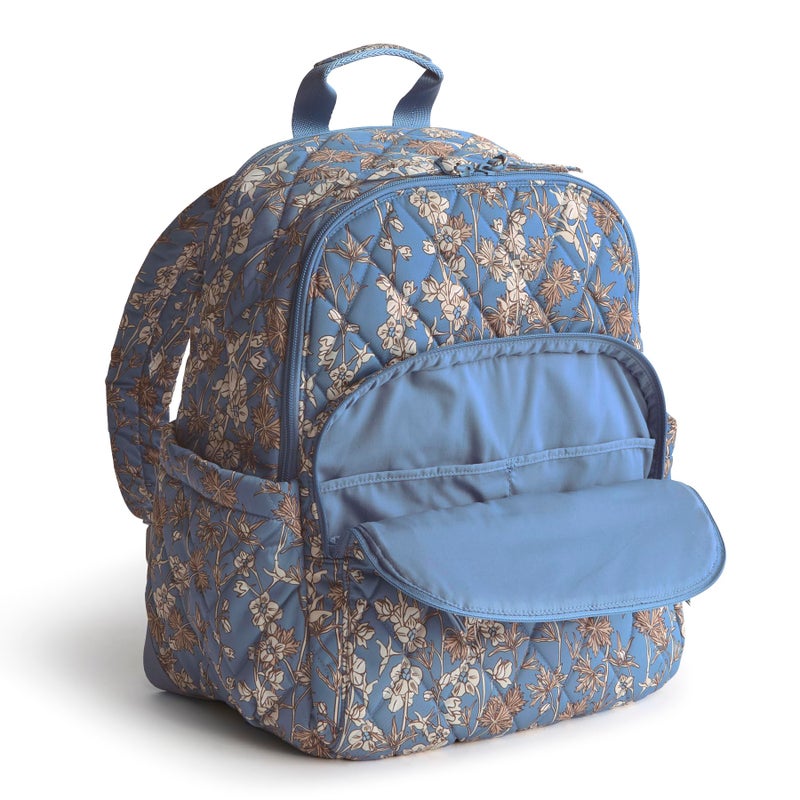 Vera Bradley Women's Bancroft Backpack - Performance Twill, Larkspur Delphinum, One Size - Image 5