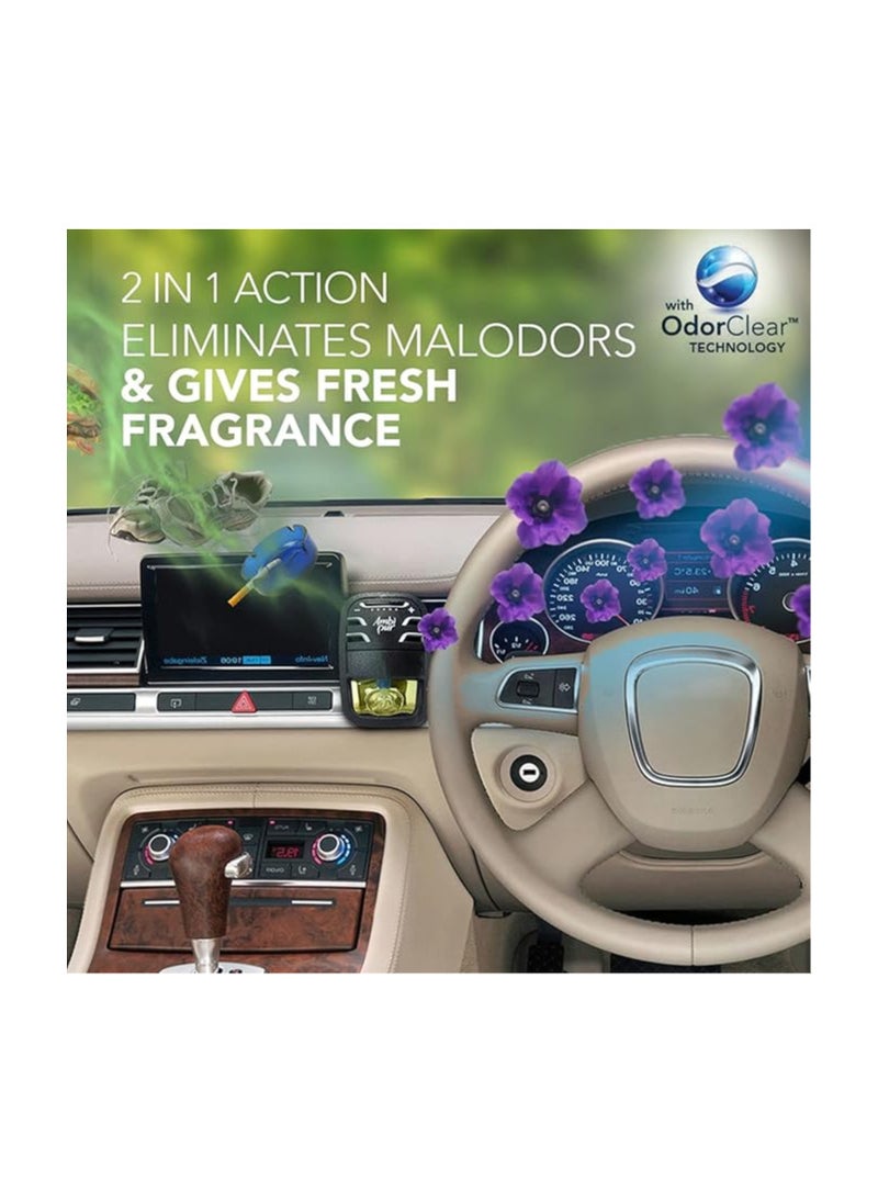 ambi pur Ambi Pur Lavender Spa Car Air Freshener Starter Kit (7.5 ml)  - Image 2