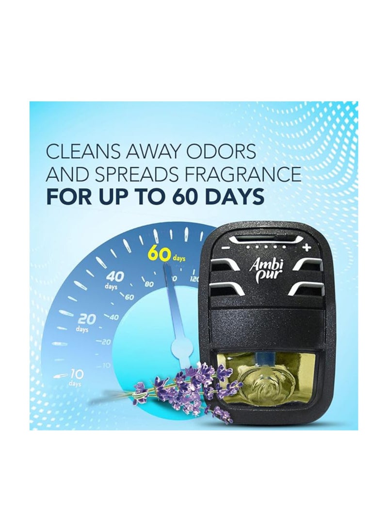 ambi pur Ambi Pur Lavender Spa Car Air Freshener Starter Kit (7.5 ml)  - Image 3