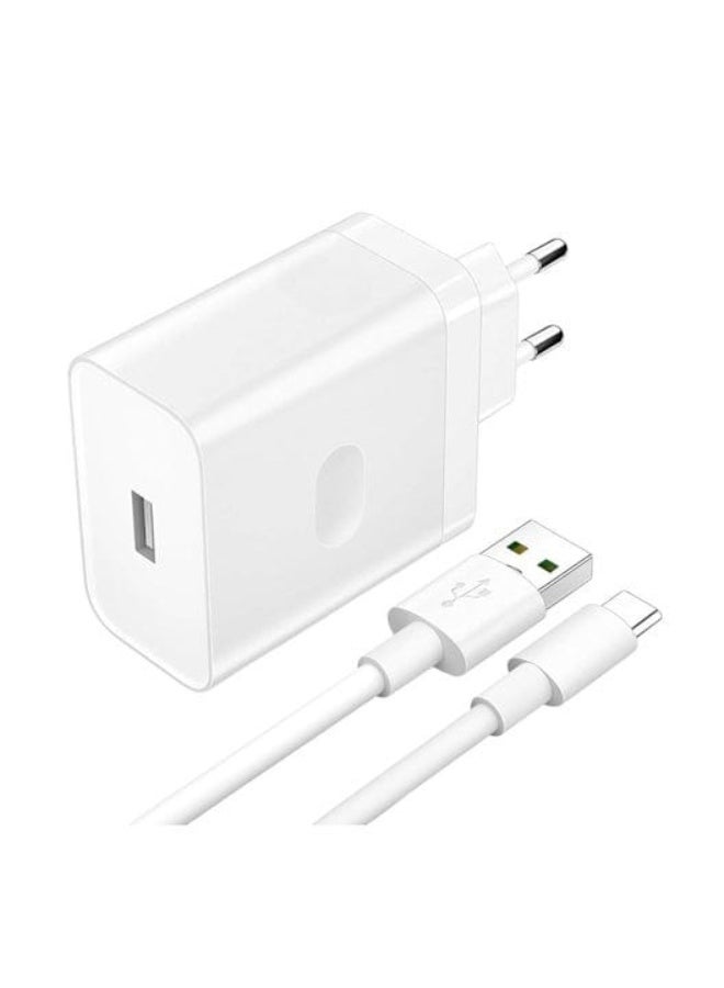100W Super Fast Charger with 1m USB-A to Type-C Charger Adapter Cable