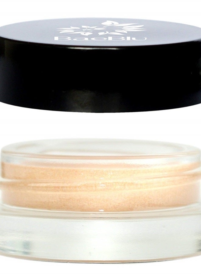 BaeBlu Organic Shimmer Highlighting Cream, for Eyes or Cheeks, 100% Natural, Rose Gold - Image 2