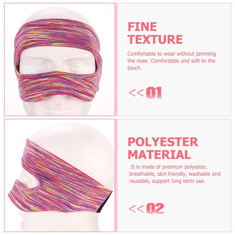 Purple Gradient VR Face Pad Breathable Sweatproof Cover for Immersive Mask - Image 5
