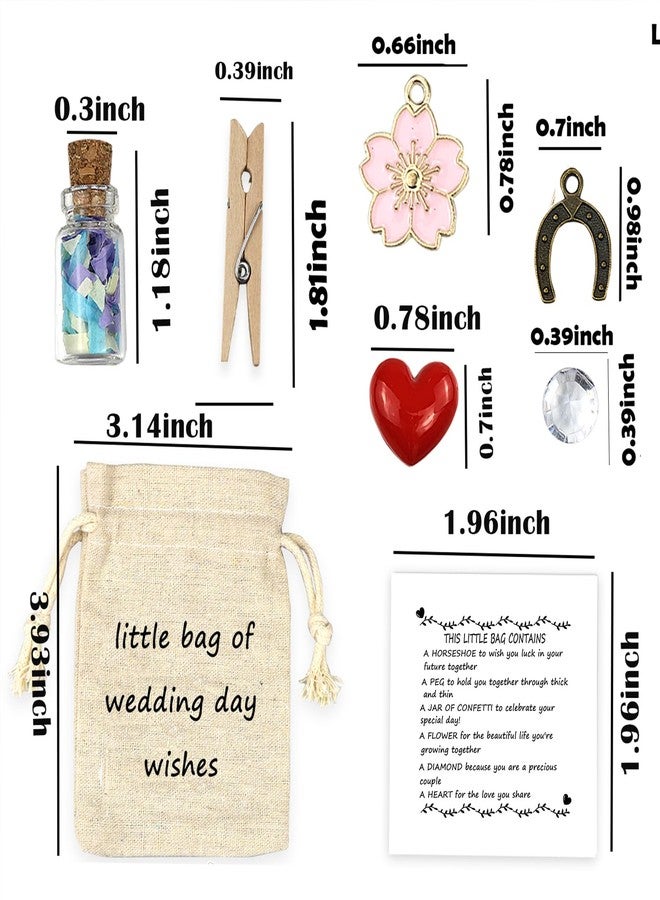 LUOKIFUR Wedding Small Bag Souvenirs, Meaningful Wedding Gifts, Suitable for Couples,Brides and Grooms, Wedding Blessings(Wedding Bag) - Image 2