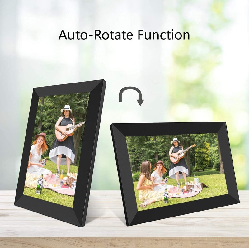PICCASIO™ 64GB Smart WiFi Digital Photo Frame with 10.1 inch IPS Touch Screen and 64GB Storage, Perfect for Displaying Your Favorite Photos and Videos (64-GB) - Image 3