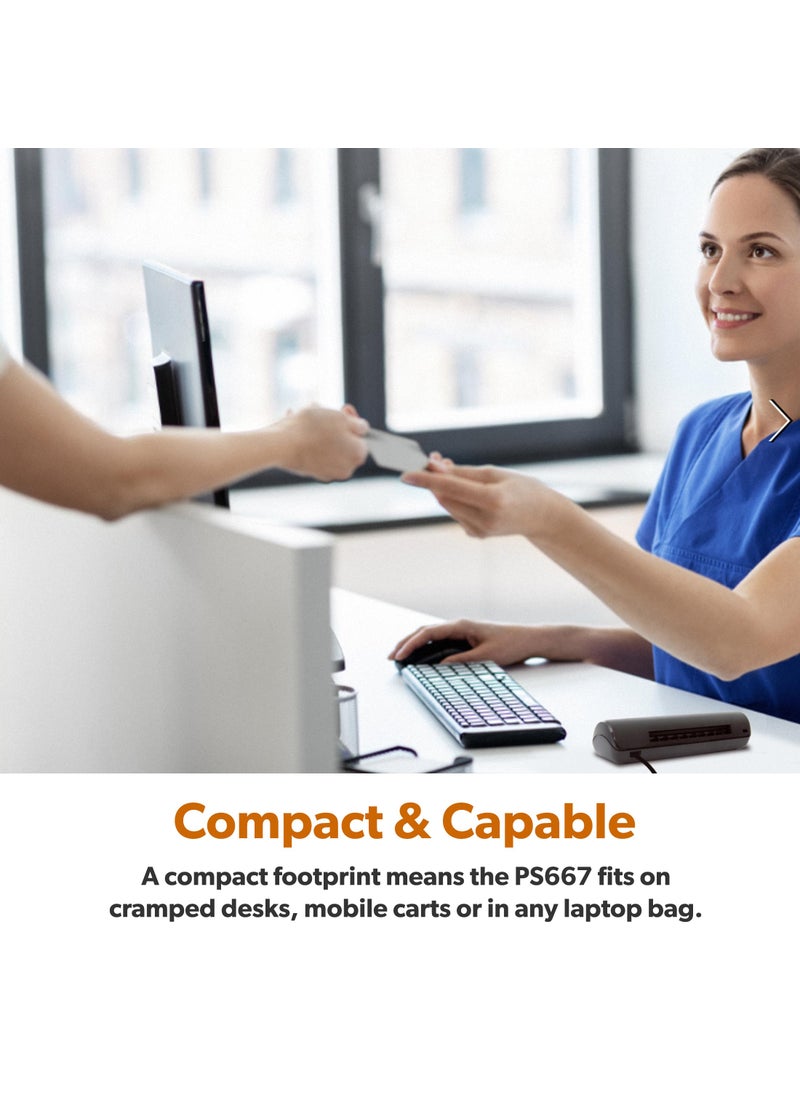 Ambir Ambir ImageScan Pro 667 Business Card Scanner with AmbirScan Business Card for Windows PC  - Image 5