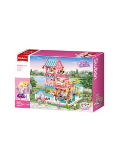 Sluban Chinese Style Villa 2 Building Blocks 1342 Piece With 10 Mini Figuers - For Age 6+ Years Old  - Image 1