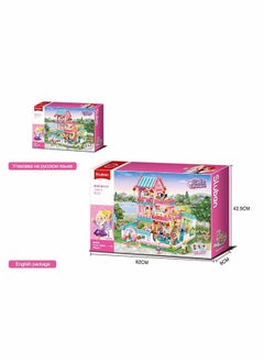 Sluban Chinese Style Villa 2 Building Blocks 1342 Piece With 10 Mini Figuers - For Age 6+ Years Old  - Image 2