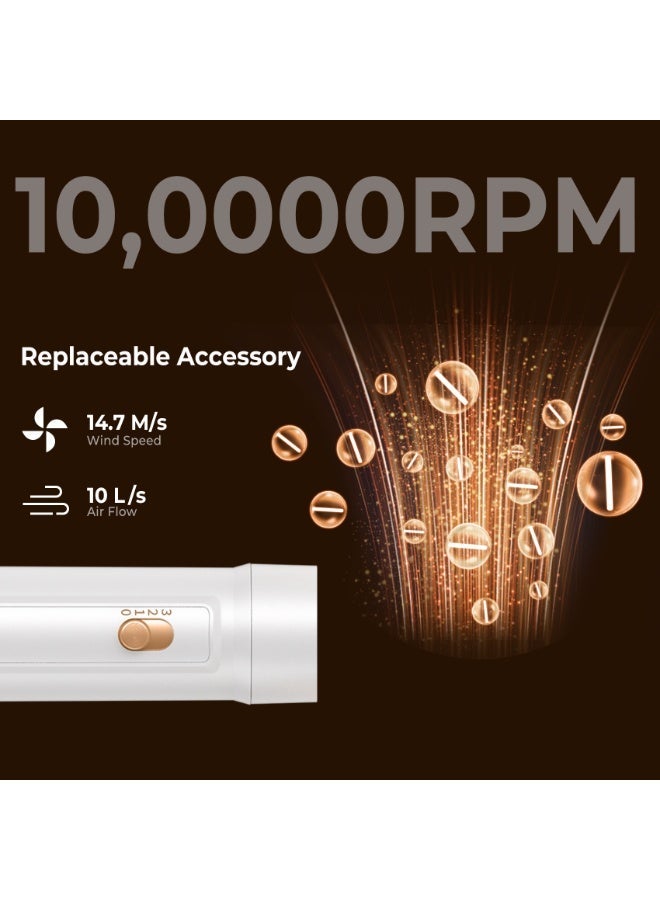 UKLISS 5-in-1 Hot Air Comb Home Use Straight Hair Curly Hair Blow Dryer Comb Multi-function Hair Styling Tool - Image 5