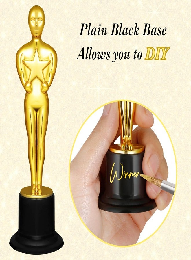 JOINSI 12 Pack 6 Inch Gold Trophy Award, Plastic Statue Award for Events, Sports, Props, Rewards, Winning Prizes, Competitions Ceremony Parties Favor - Image 4